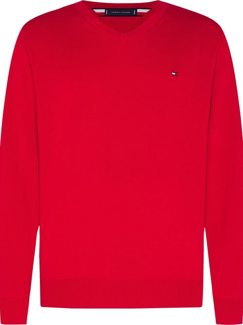 Tommy Jeans TJM Lightweight Sweater Suéter Rojo Wine Red S para Hombre 