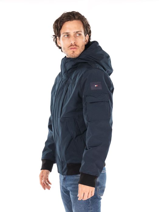 Hombre – Cazadora acolchada con capucha Everest en Azul Marino