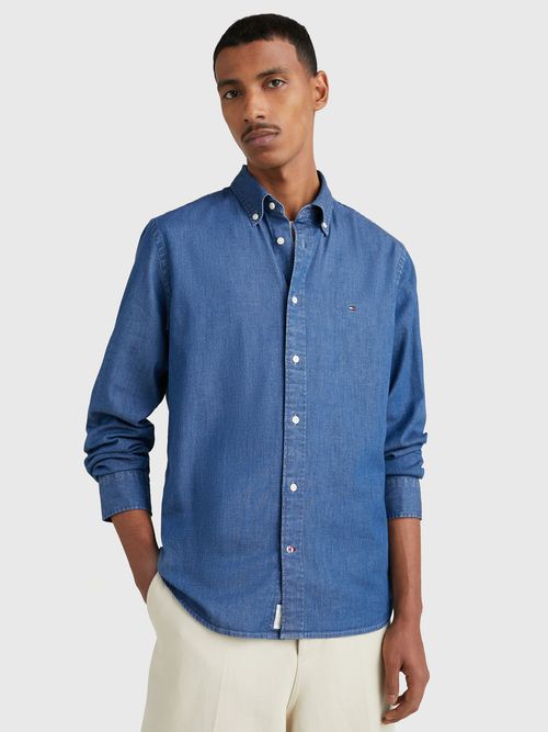 Camisa-denim-TH-Flex-de-corte-regular