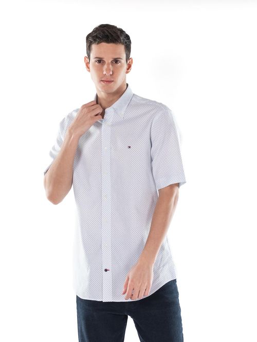 Camisa-oxford-con-estampado-de-corte-regular