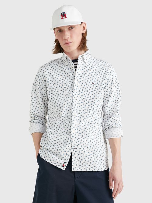 Camisa-de-flores-de-algodon-mil-rayas