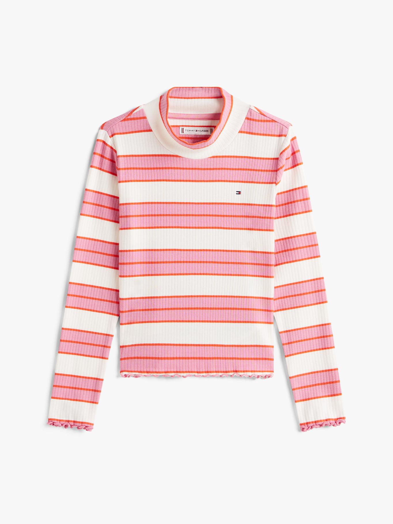 Remera cuello alto con logo bordado slim fit — imagen 5