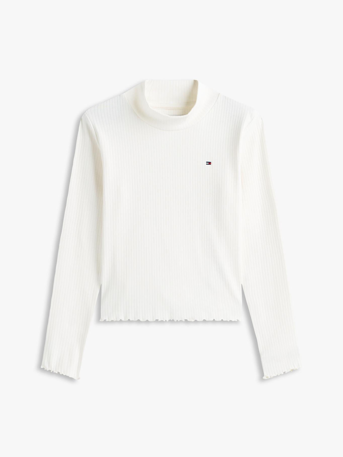 Remera cuello alto con logo bordado slim fit — imagen 5