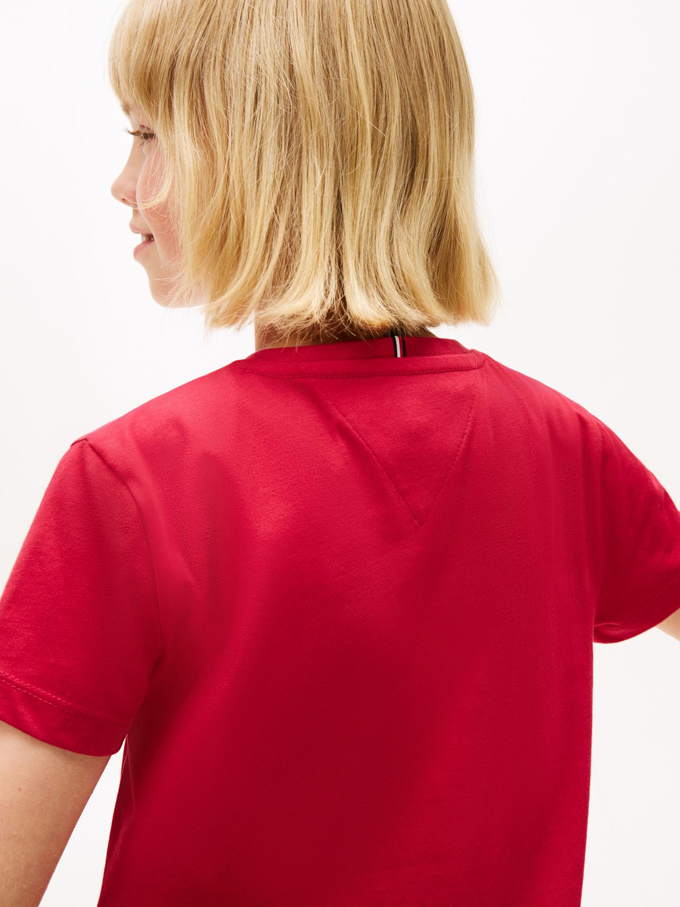 Remera de cuello redondo con logo bordado regular fit — imagen 2