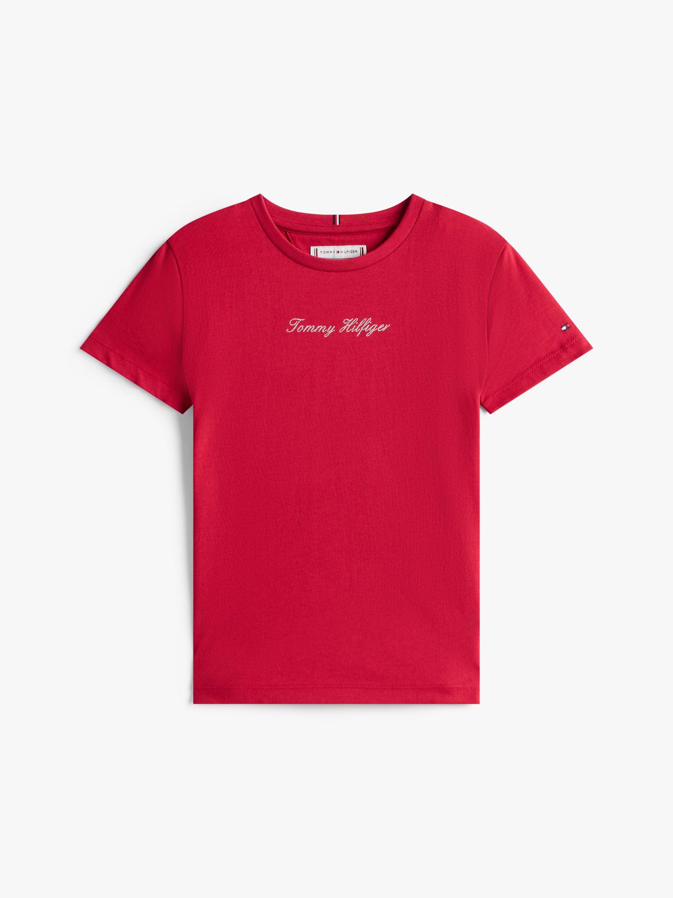 Remera de cuello redondo con logo bordado regular fit — imagen 5