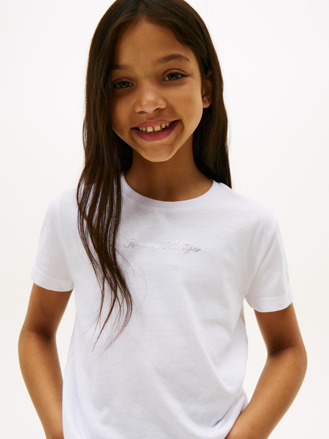 Remera de cuello redondo con logo bordado regular fit — imagen 2