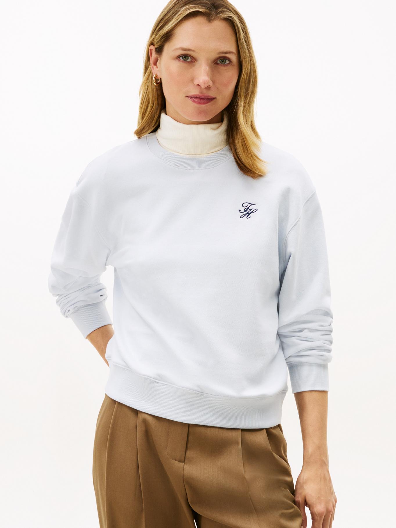 Buzo con logo bordado regular fit