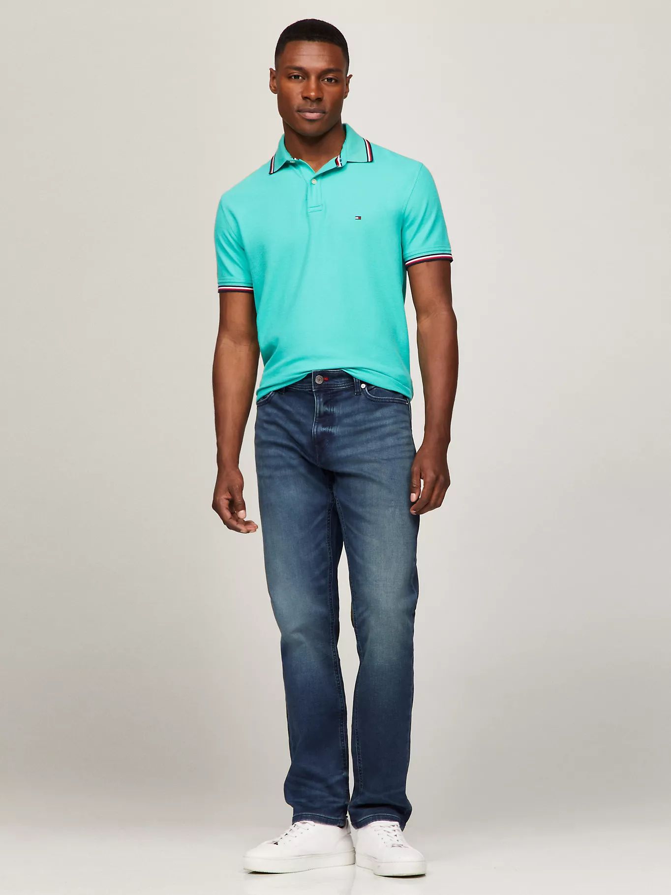 Jeans denton de corte recto